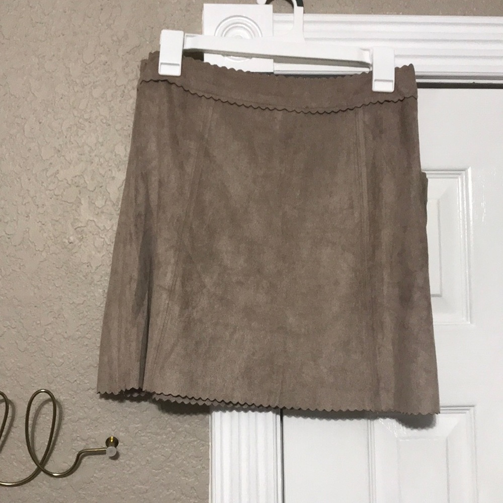 altar’d state suede mini skirt